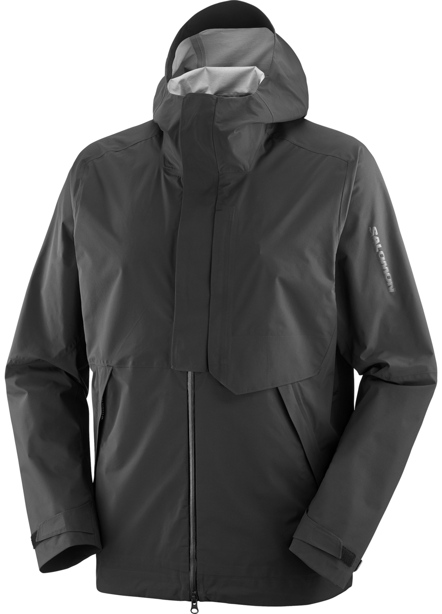 NOWA MĘSKA KURTKA SALOMON MODULAR 2.5L WP PRO JACKET DEEP BLACK ROZMIAR M