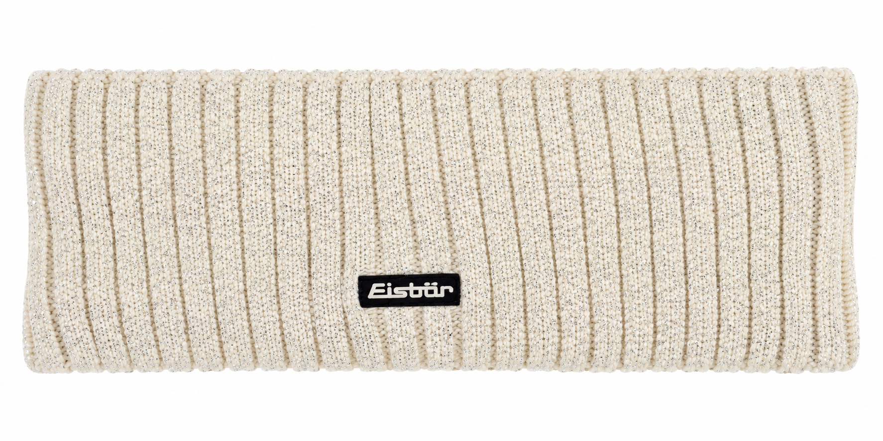 NOWA OPASKA EISBAR GRANIA HEADBAND WHITE/SILVER - 50% MERINO