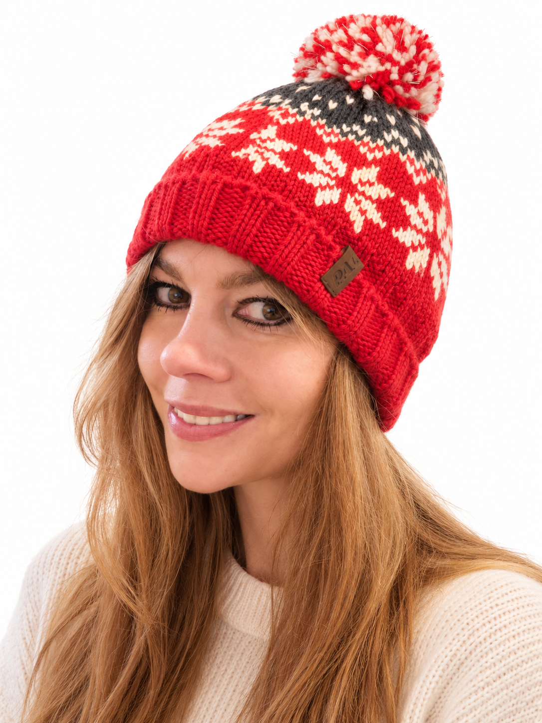 NOWA CZAPKA PAC KISALA BEANIE OS RED WEŁNA