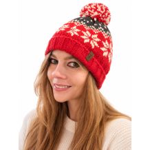 NOWA CZAPKA PAC KISALA BEANIE OS RED WEŁNA