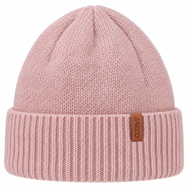 NOWA CZAPKA ARECO BEANIE Z WEŁNĄ ALPAKI ROSE