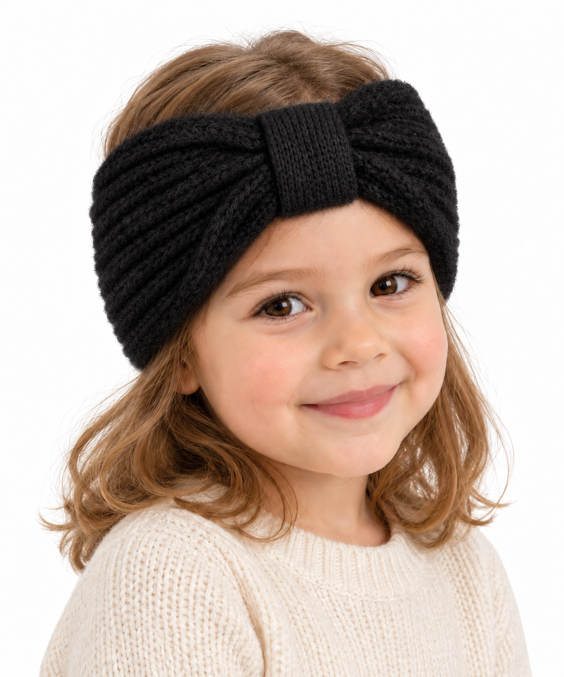Nowa opaska dziecięca Mckinley Margit Black, rozmiar 52