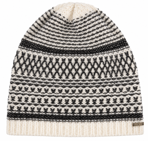 NOWA DAMSKA CZAPKA BARTS AURORA BEANIE BLACK/WHITE