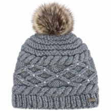 NOWA DAMSKA CZAPKA BARTS CLAIRE BEANIE GREY