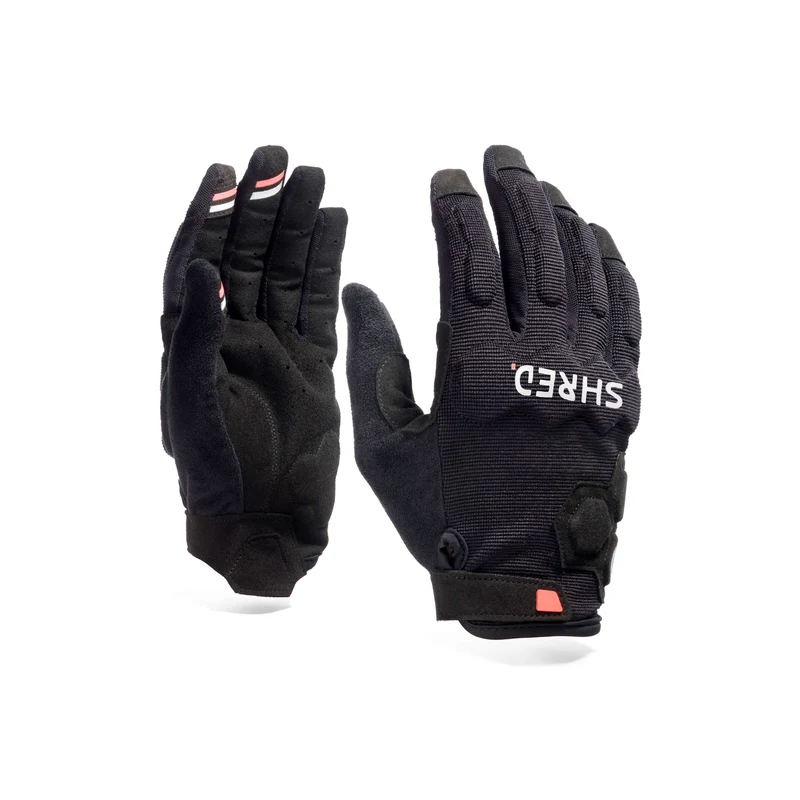 NOWE RĘKAWICE SHRED MTB PROTECTIVE GLOVES TRAIL BLACK ROZMIAR M (8)