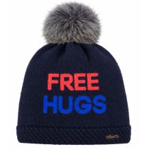 NOWA DZIECIĘCA CZAPKA BARTS FREE HUGS BEANIE NAVY