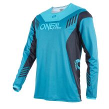 NOWA MĘSKA KOSZULKA O'NEAL ELEMENT FR HYBRID V22 PETROL/TEAL ROZMIAR S