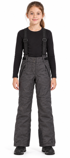 NOWE DZIEWCZĘCE SPODNIE NARCIARSKIE KILLTEC GIRLS SKI PANTS ISAT ANTHRACITE ROZMIAR 140