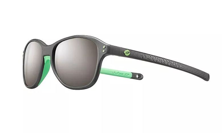 NOWE OKULARY PRZECIWSŁONECZNE DLA DZIECI JULBO BOOMERANG BLACK/GREEN S3