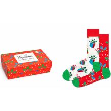 SKARPETY HAPPY SOCKS HAPPY HOLIDAYS! GIFT SET 2PAK ROZMIAR 41-46