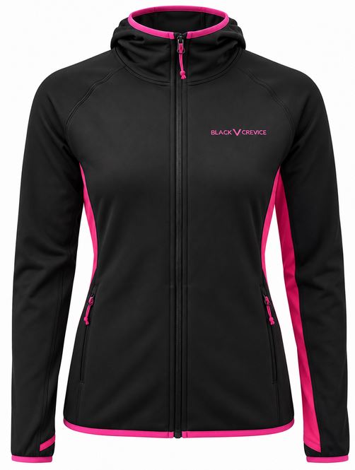 Nowa damska bluza Black Crevice Midlayer Stretch Black/Pink, rozmiar 42