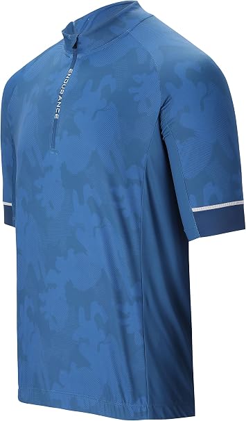 NOWA MĘSKA KOSZULKA ROWEROWA ENDURANCE JENS SMU PRINT 2910 BLUE ROZMIAR S