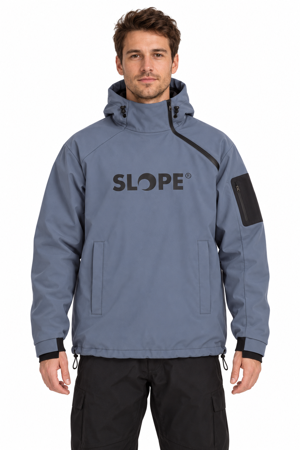 NOWA MĘSKA KURTKA SOFTSHELL SLOPE FLETCHER JACKET DARK GREY ROZMIAR L 8/8K