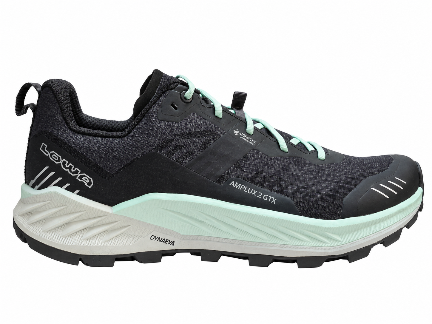 NOWE DAMSKIE BUTY TRAILRUNNING LOWA AMPLUX 2 GTX WS DARK GREY/JADE ROZMIAR 38/MP 239MM