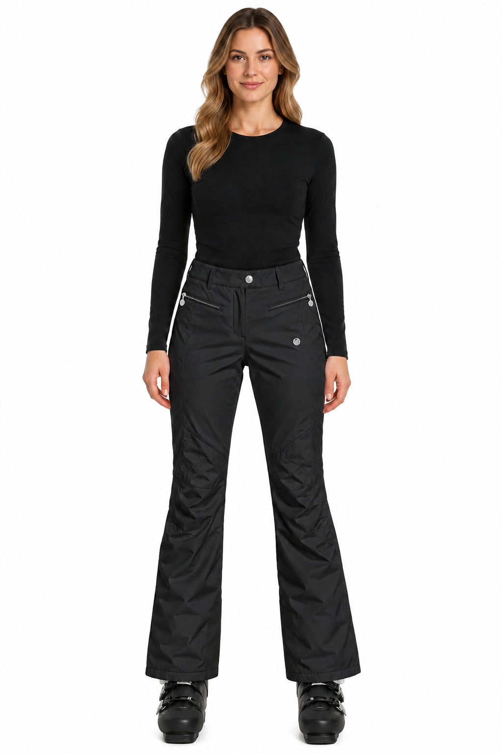 NOWE DAMSKIE SPODNIE NARCIARSKIE SPORTALM KITZBUHEL BIRD PANT BLACK ROZMIAR 34