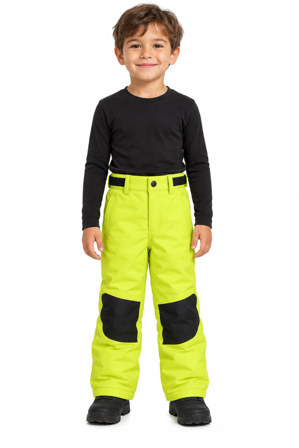 NOWE DZIECIĘCE SPODNIE KILLTEC LITTLE BOYS SKI PANT FISW32 YELLOW ROZMIAR 86CM