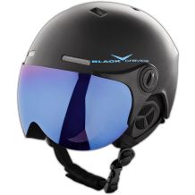 Powystawowy kask narciarski Black Crevice Saalbach Black Blue, rozmiar 58-61 cm