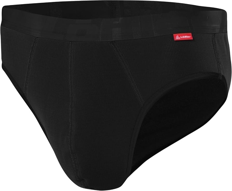MĘSKIE MAJTKI TERMOAKTYWNE LÖFFLER WOMEN SLIP TRANSTEX LIGHT BLACK ROZMIAR 48/S