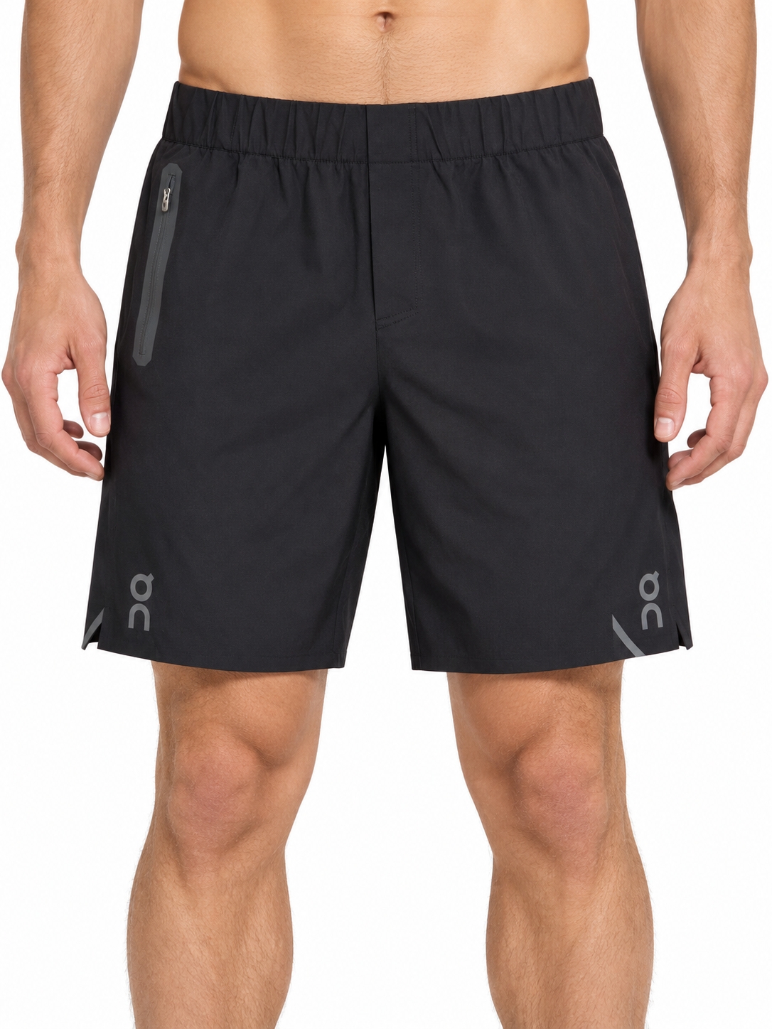 NOWE MĘSKIE SPODENKI ON RUNNING WATERPROOF SHORTS BLACK ROZMIAR S