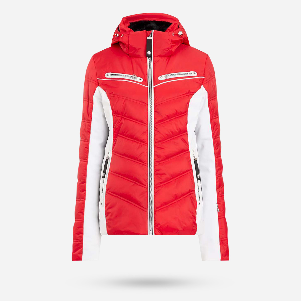 MCKINLEY IVANA W RED/WHITE KURTKA NARCIARSKA DAMSKA R. 42 <is>