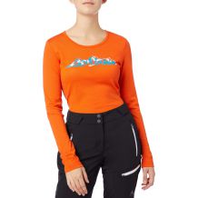 NOWA DAMSKA KOSZULKA MCKINLEY HICKS LS MERINO ORANGE ROZMIAR 36(XS)