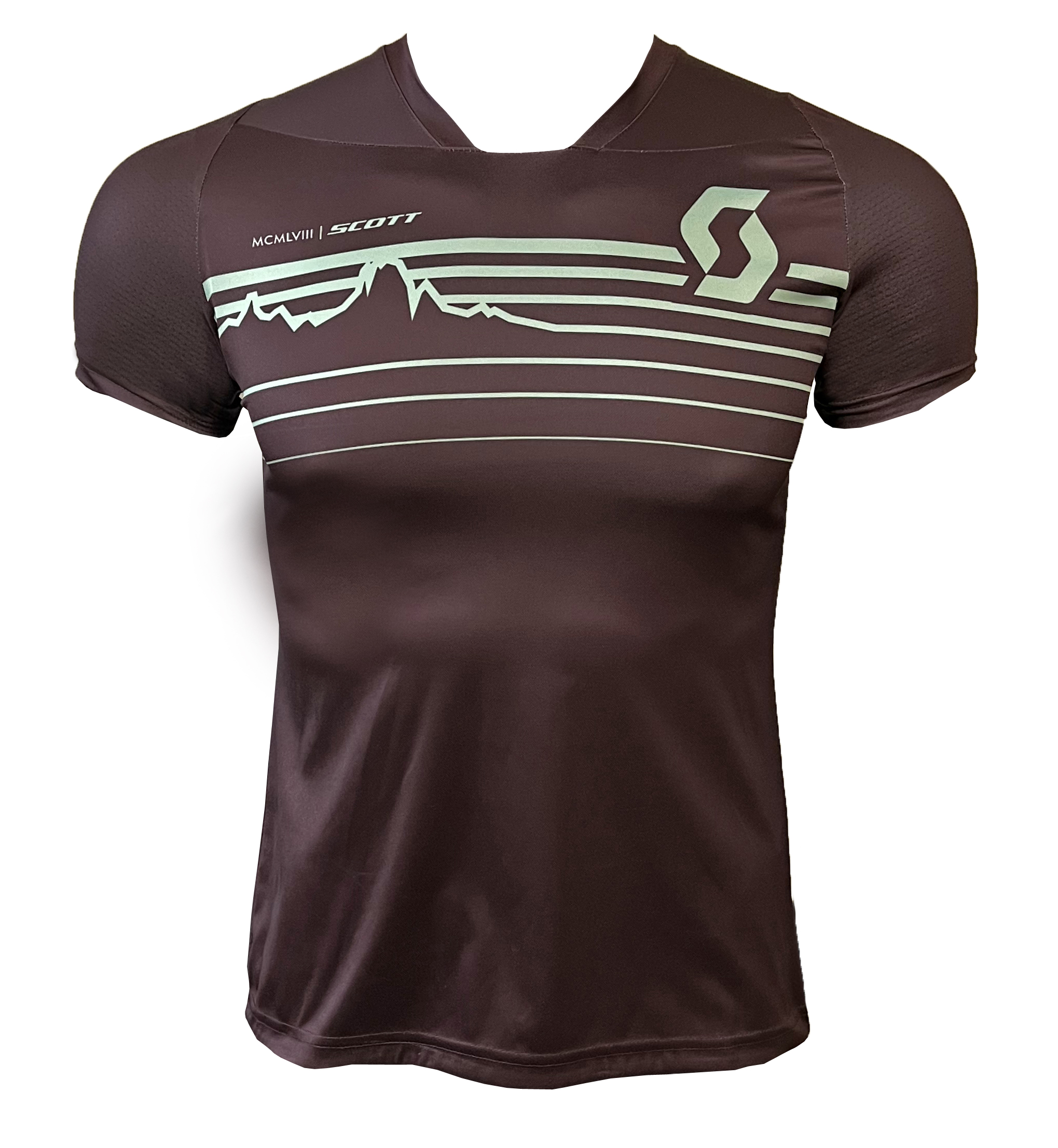 Nowa koszulka rowerowa Scott Trail Vertic Maroon Red, rozmiar M