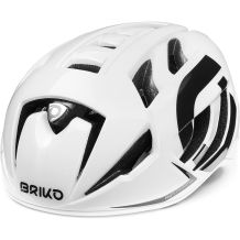 NOWY KASK ROWEROWY BRIKO VENTUS 2.0 SHINY WHITE BLACK  R. L (58-63 CM)