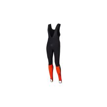KTM FACTORY TEAM BIB LONG SPRING BLACK ORANGE SPODNIE ROWEROWE ROZMIAR M <is>