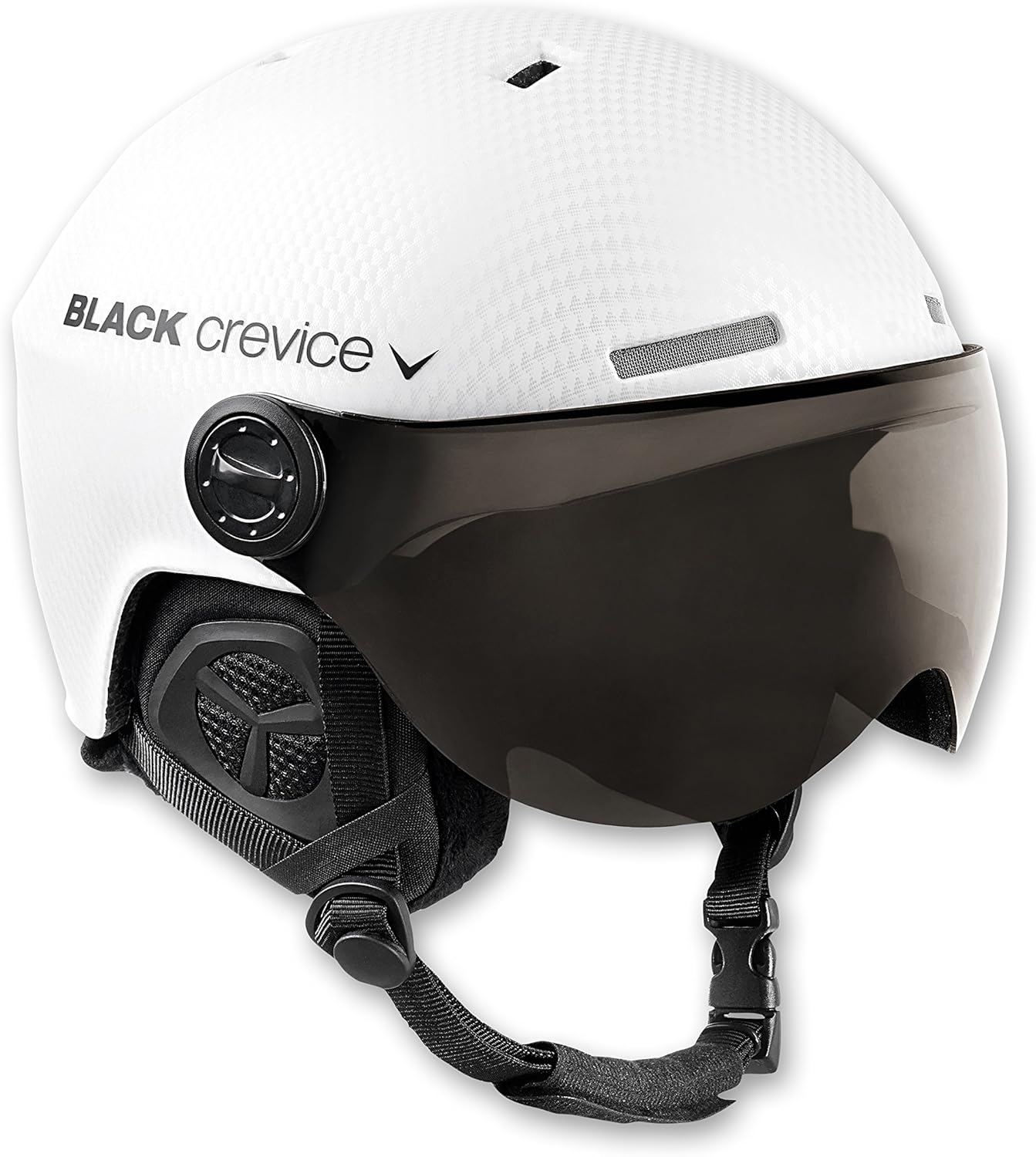 Powystawowy kask narciarski Black Crevice Gstaad White, rozmiar 54-57 cm