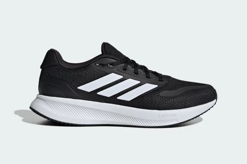 ADIDAS RUNFALCON 5 BLACK NOWE BUTY SPORTOWE ROZMIAR 48 (31 CM) <is>