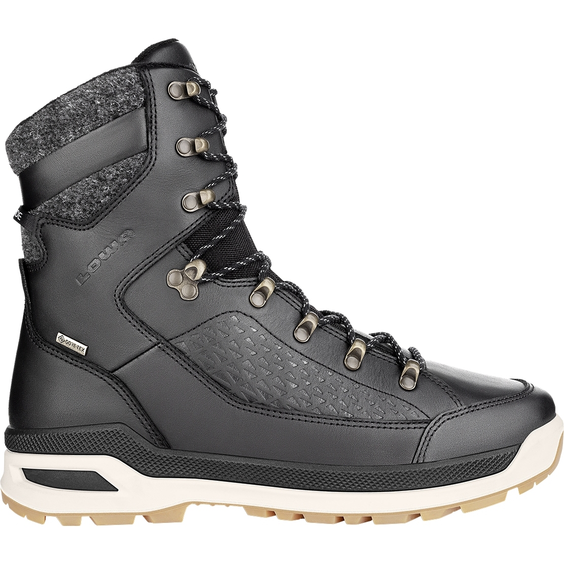 NOWE MĘSKIE BUTY LOWA RENEGADE EVO ICE GTX BLACK/HONEY ROZMIAR 44,5/MP 281MM