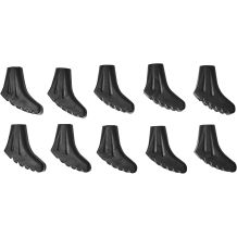Końcówki do Kijków nakładki buciki Trekkingowych Nordic Walking Black Crevice 10 szt 