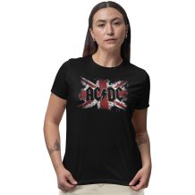 Nowa damska koszulka AC/DC Highway Black, rozmiar XS