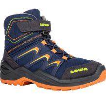 NOWE BUTY LOWA MADDOX WARM GTX MID JR NAVY/ORANGE ROZMIAR 39/243MM 