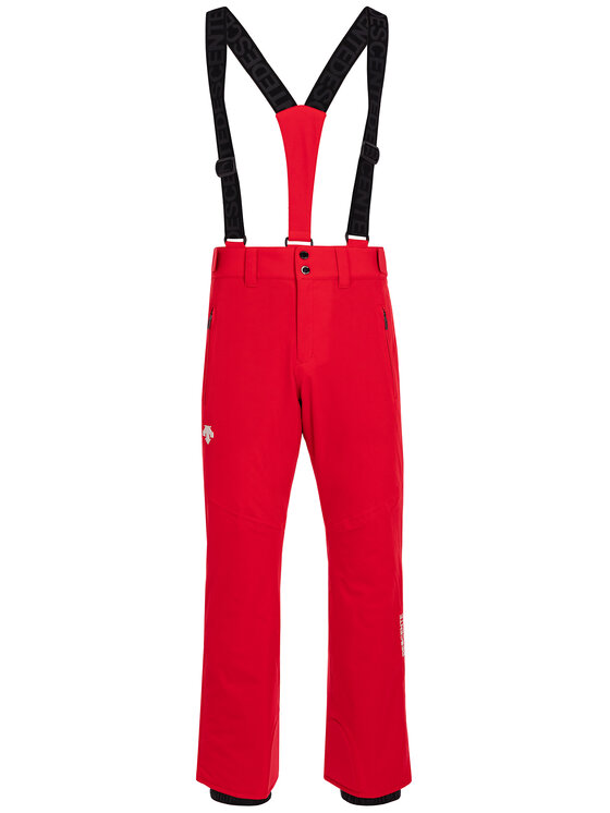 DESCENTE SWISS PANTS MEN RED NOWE MĘSKIE SPODNIE NARCIARSKIE ROZMIAR 46/S <is>