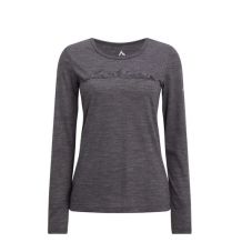 NOWA DAMSKA KOSZULKA MCKINLEY SHANE LS GREY MELANGE ROZMIAR 34 MERINO