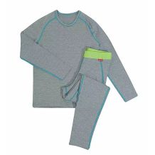 ZESTAW BIELIZNY LÖFFLER KIDS SET LONG TRANSTEX WARM GREY MELANGE ROZMIAR 116cm