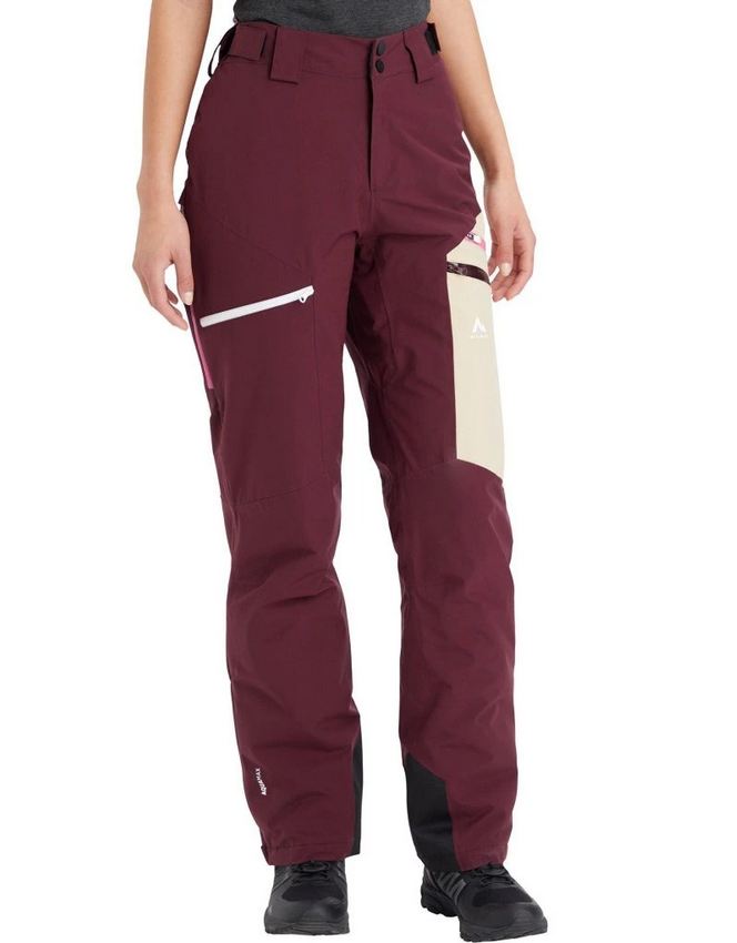 NOWE DAMSKIE SPODNIE MCKINLEY SAGE PANT PRIMALOFT WINE RED/BEIGE ROZMIAR 36 15/15K