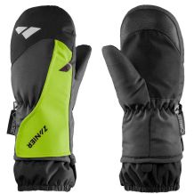 DZIECIĘCE RĘKAWICE NARCIARSKIE ZANIER KIDS GTX BLACK/GREEN ROZMIAR 3(L) - WIEK 4-5 LAT