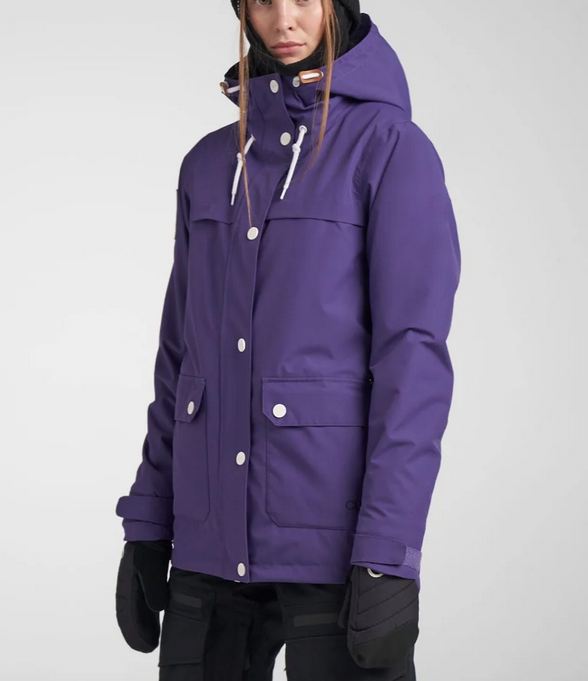 NOWA DAMSKA KURTKA SNOWBOARDOWA CLWR IDA JACKET PURPLE ROZMIAR XS