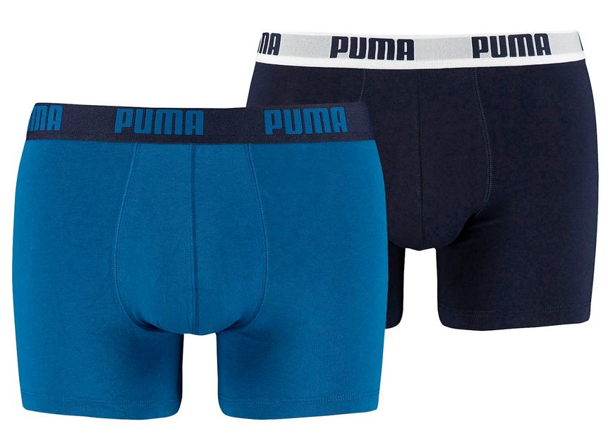 Bokserki męskie Puma Basic 2 Pack True Blue, rozmiar S :: Sklep Sportowy -  outlet sportowy, koncówki kolekcji, wyprzedaże, narty, deski, wiązania,  sprzet narciarski, buty sportowe