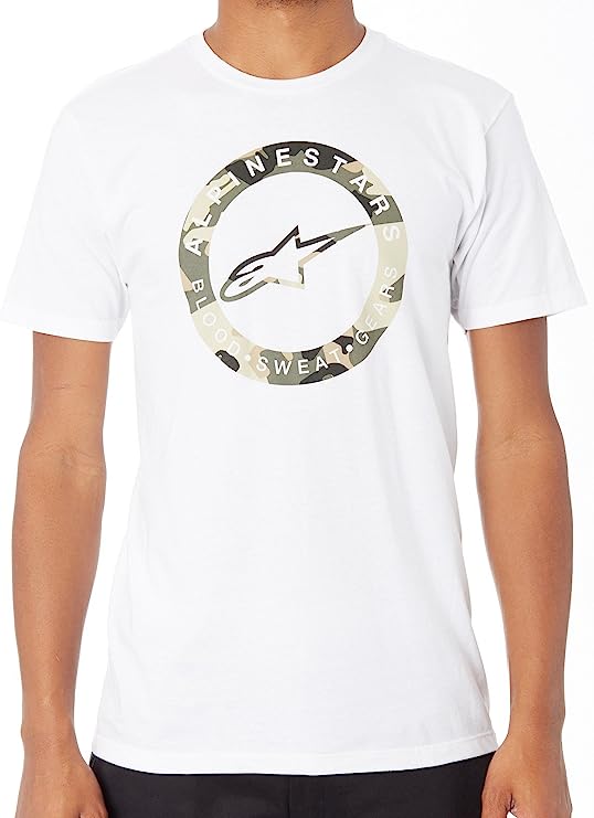 Nowa koszulka Alpinestars Ring White, rozmiar S