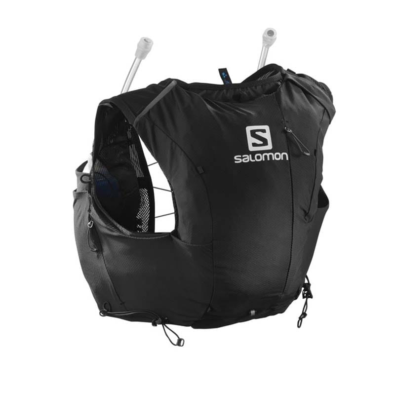 Plecak biegowy Salomon ADV Skin 8 Set W Black, rozmiar M :: Sklep Sportowy  - outlet sportowy, koncówki kolekcji, wyprzedaże, narty, deski, wiązania,  sprzet narciarski, buty sportowe